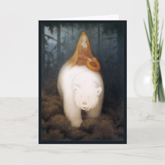 Kittelsen - White-Bear King Valemon Thank You Card (Front)