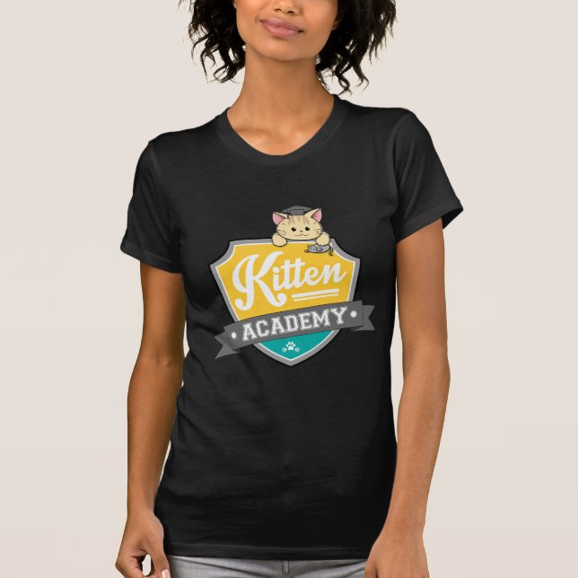 Kitten Academy Crest T-Shirt (Front)