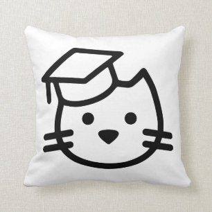 Kitten Academy Logo Cushion