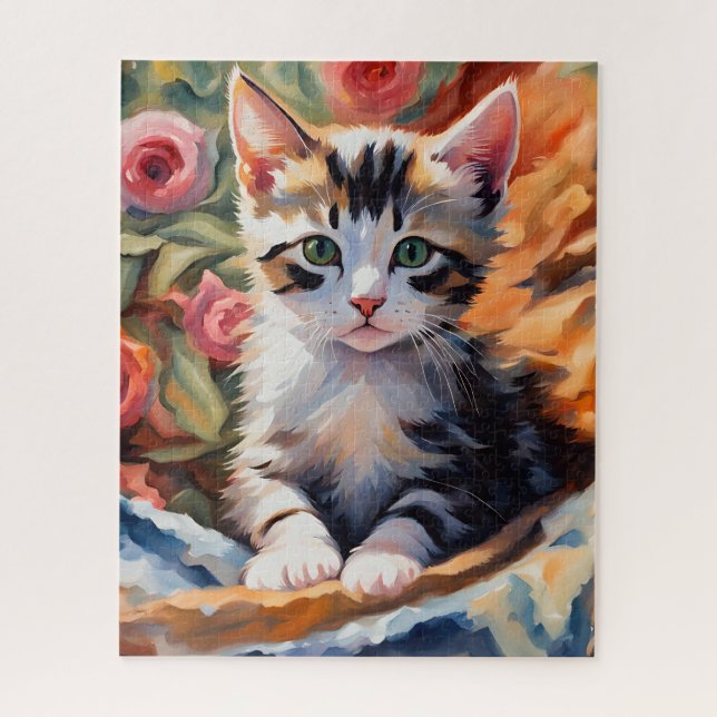 Kitten ai art jigsaw puzzle (Vertical)
