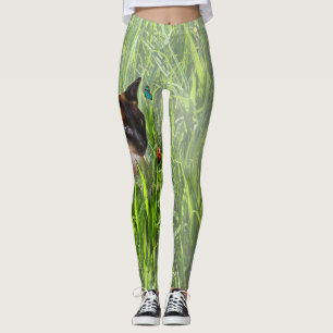 Kitten and butterflies leggings