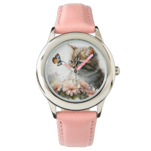 Kitten and Butterfly Watch