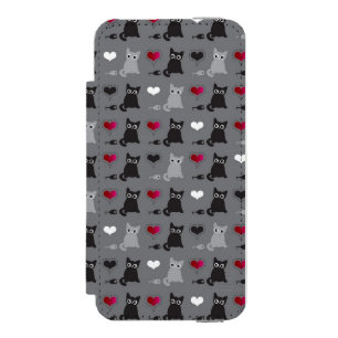 kitten and mice pattern incipio watson™ iPhone 5 wallet case