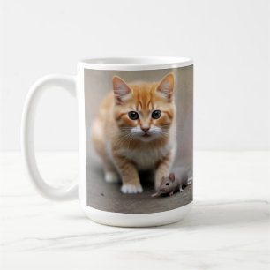 Kitten and Mouse  Coffee Mug