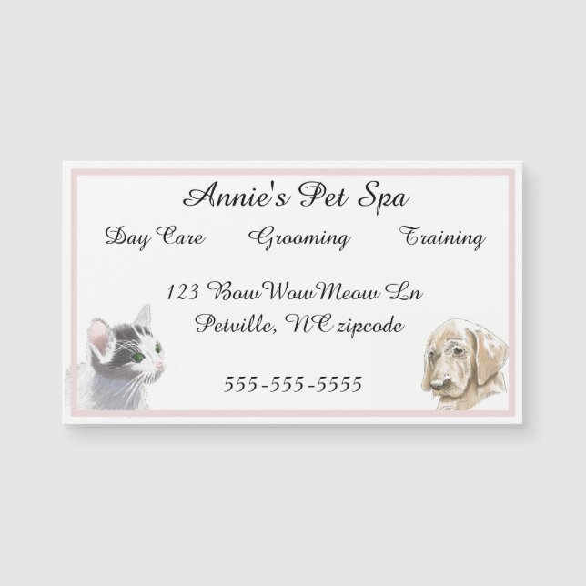 Kitten and Puppy Pet Services (Front)