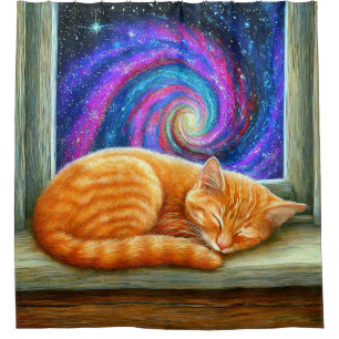 Kitten Art Shower Curtain