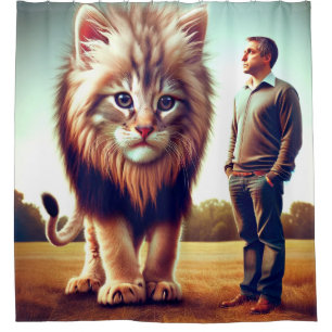 Kitten Art Shower Curtain