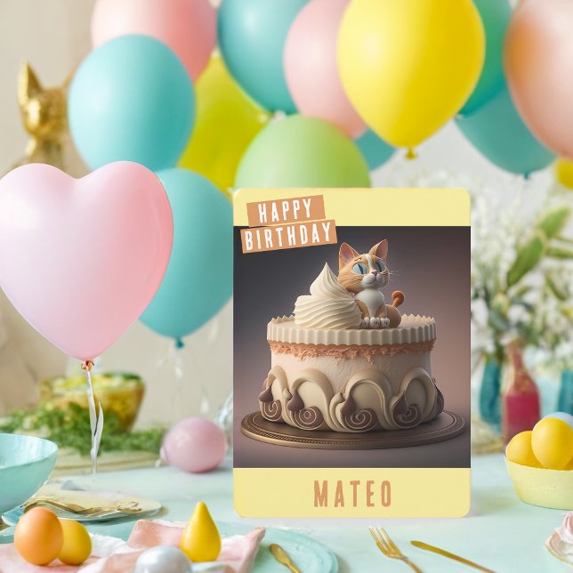 Kitten Birthday Card (Creator Uploaded)