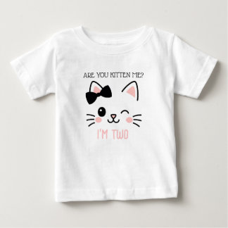 Kitten Birthday Custom T-Shirt Toddler