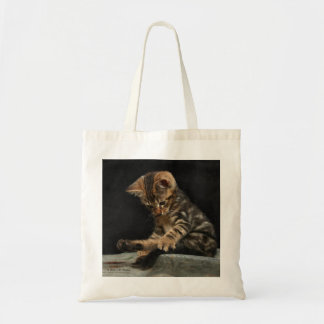 Kitten Budget Tote Bag