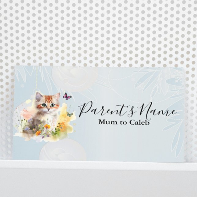 Kitten & Butterflies Business Card (Creator Uploaded)