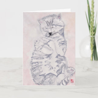 Kitten Card by Karen Poppy