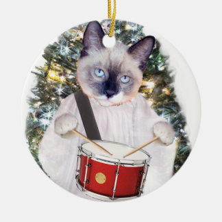 Kitten Carol Personalised Holiday Ornament