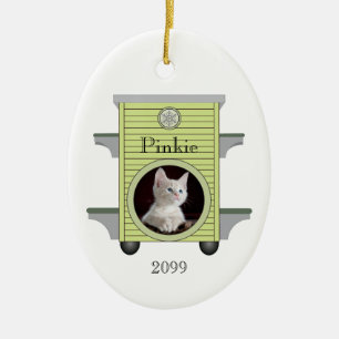 Kitten Cat Upload Photo Cat House Metal Ornament
