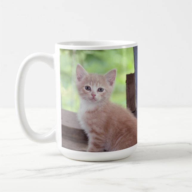 Kitten  coffee mug (Left)