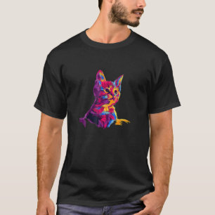Kitten Colourful For Cat Cat Dad Cat Mum 1 T-Shirt