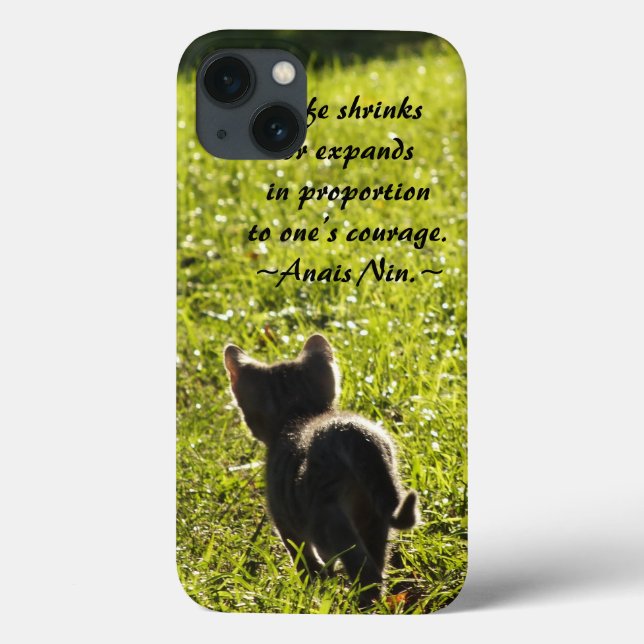 Kitten Courage iPad Case (Back)