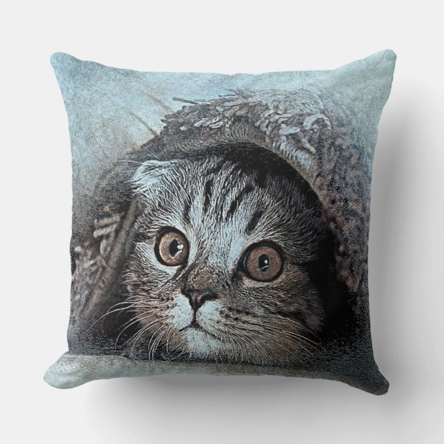 Kitten Cushion (Front)