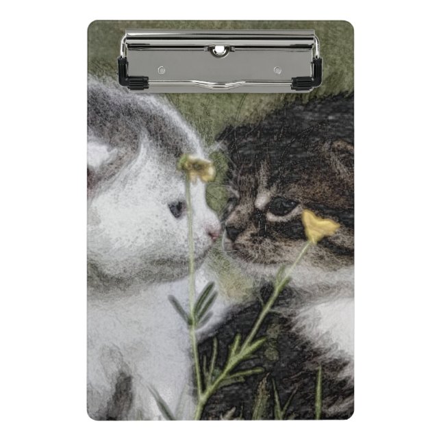 Kitten, Cute, Nature Mini Clipboard (Front)