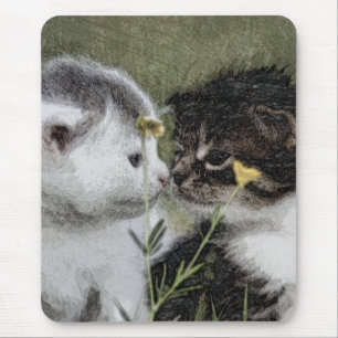Kitten, Cute, Nature Mouse Pad