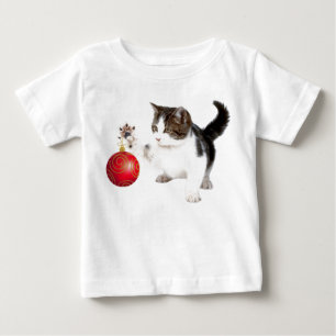 Kitten decorates your tree baby T-Shirt