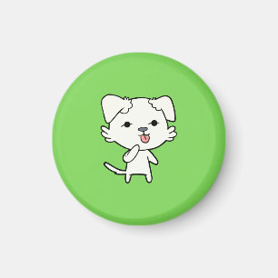 Kitten Dog Magnet – Green