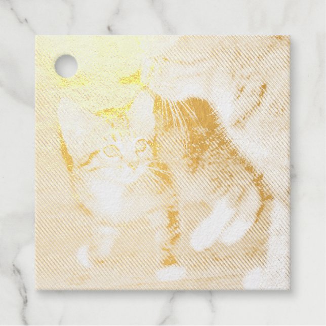 Kitten Favour Tags (Front)