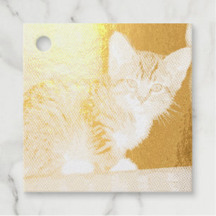 Kitten Favour Tags