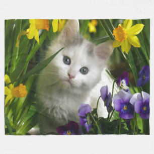 KITTEN FLEECE BLANKET