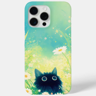 Kitten Flower Retreat iPhone 15 Pro Max Case