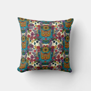 kitten garden cushion