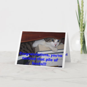 Kitten Graduation Card