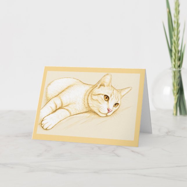 Kitten Greeting Card (Front)