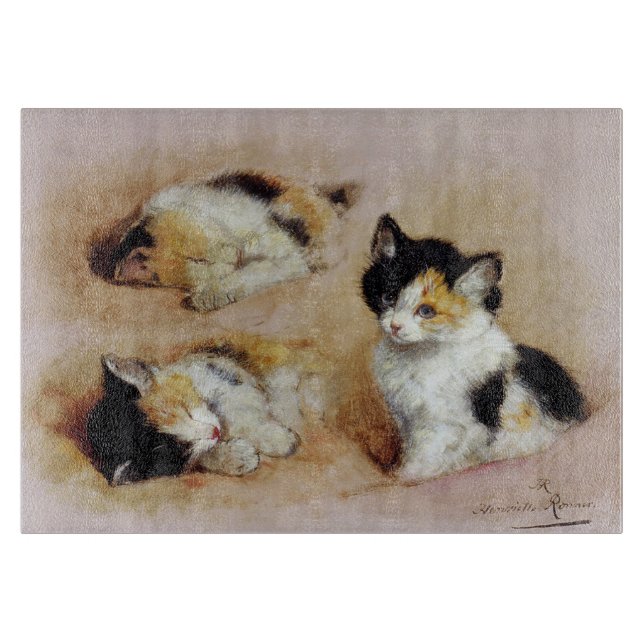 Kitten, Henriëtte Ronner-Knip Cutting Board (Front)