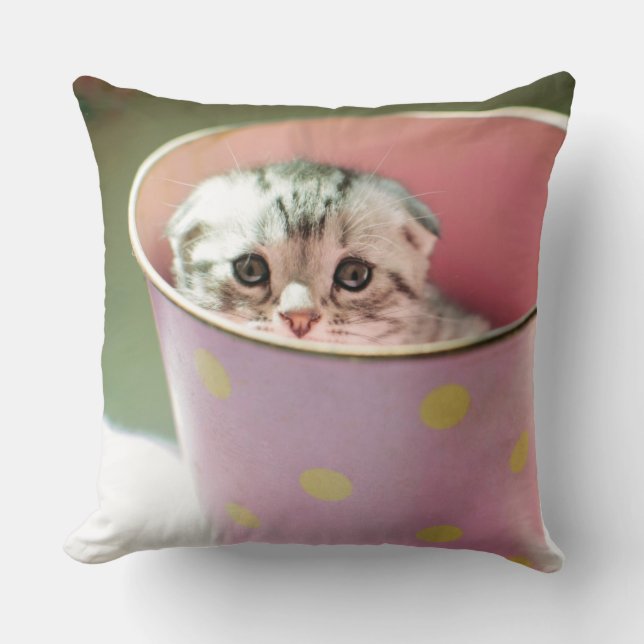 Kitten Hiding Cushion (Front)