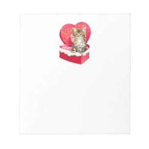 Kitten in Candy Box Notepad
