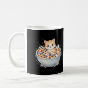 Kitten in Halloween Candy Bowl Mug