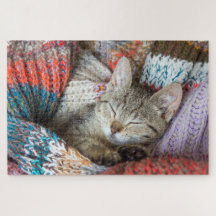 Kitten Kitty Cat Cute Fun Animal Jigsaw Puzzle