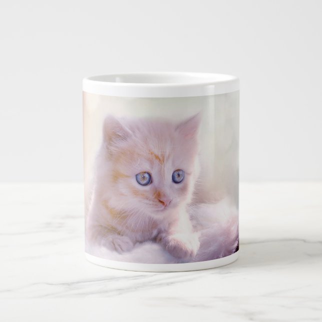 Kitten Large Coffee Mug (Front)