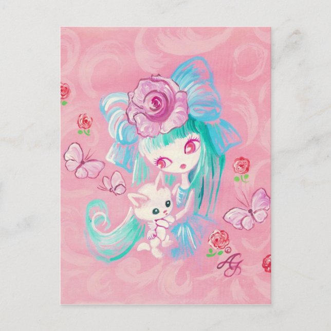 Kitten Love Postcard (Front)