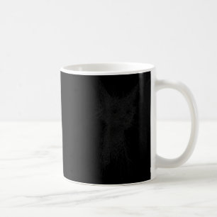 Kitten Lover Abstract Scribble Art Cute Cat Cat  Coffee Mug