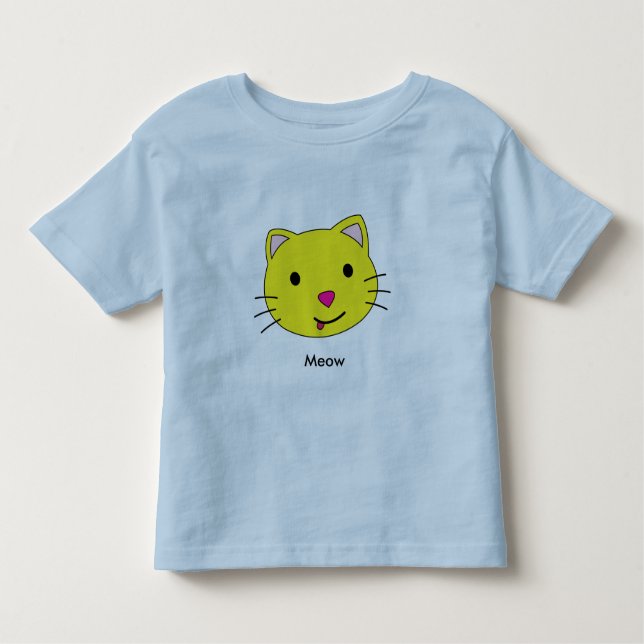 kitten,  Meow Toddler T-Shirt (Front)