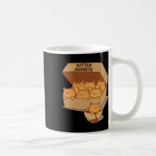 Kitten Nuggets Cute Food Pun Cat Lover Chicken Nug Coffee Mug