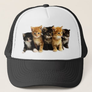 Kitten Outfits Trucker Hat
