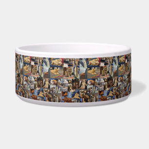 Kitten Photo Collage, Pet Bowl