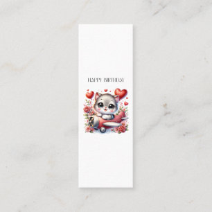 Kitten Pilot Birthday Calling Card