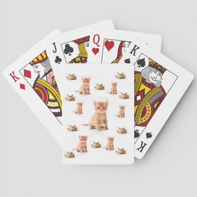 Kitten Playing Card Deck (Back)