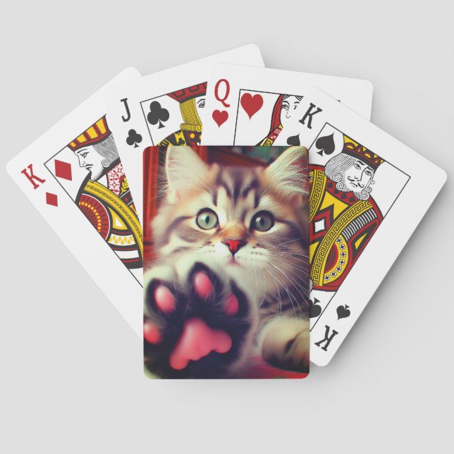 Kitten Playing Cards (Back)