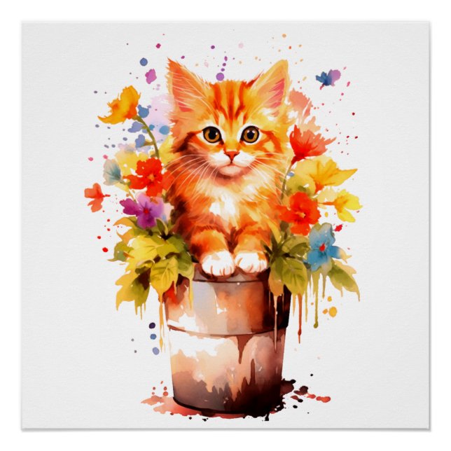 KITTEN  POSTER (Front)