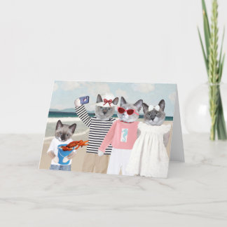 Kitten Selfie Greeting Card